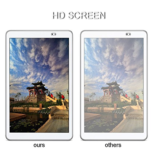 Huawei MediaPad T1 10.0 Displayschutzfolie, vikoo Härtegrad 9H 2.5D superdünn kratzfest HD Klar Ballistic gehärtetem Glas Displayschutzfolie für Huawei MediaPad T1 10.0 - 4