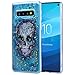 Produktbild Dclbo Hülle für Samsung Galaxy S10,Handyhülle Transparent Silikon TPU Case Hülle Durchsichtig Schutzhülle Dünn Slim Weich Gummi Bumper Cover Klar Silikonhülle für Samsung Galaxy S10-4 Muster