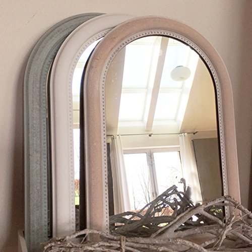 Wandspiegel COURBE 3 Farben 53 x 36 Shabby Vintage Nostalgie Landhaus (shabby rose)