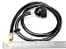 Hairdressers Showerhead Shower Head Spray Sprayer Black Rubber for Salon Sink Basin Bowl