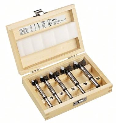 Bosch 2607018750 Assortiment de mèches à façonner à mise rapportée en carbure Ø 15/20/25/30/35 mm 5 pièces