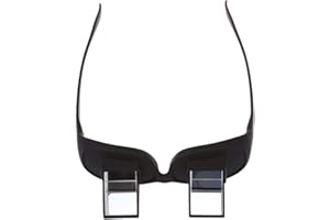 LNIEGE Lazy Reader, Horizontal Lazy Prisme à Angles Droits Lunettes Lie Être étendu Lecture Regarder la télévision, Lunettes Lazy