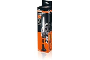 OSRAM LEDinspect SLIM MAX1000, slanke LED-inspectielamp, 6000K, oplaadbare LED-werklamp, magnetisch, flexibel, incl. haak