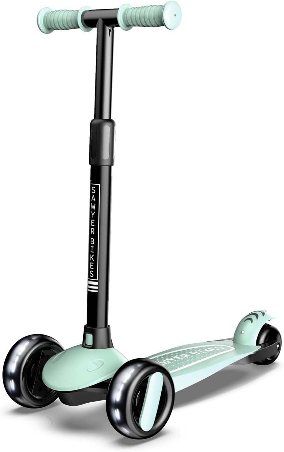 Sawyer Bikes - Patinete Ajustable Ruedas LED - Niños 2 a 8 Años
