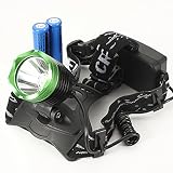 2000LM CREE XM-L T6 LED Headlamp Headlight Flashlight Torch Lamp Green