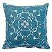 KarilShop Kilim Ikat Floral Tapestry Print blue Linen Throw Pillow Case Cushion Cover Home Sofa Decorative 18 X 18 Inch.