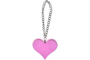 Leapiture 130DB Security Audible Personal Alarm, Heart Shape Alarm Keychain Emergency Self Defense Siren for Women/Men/Kids/Elderly(pink)