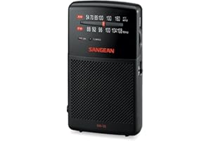 Sangean SR-35 Radio Portable compacte avec Haut Parleur intégré Noir