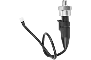 Tryckgivare, 1 St 1/8NPT Gängtrycksgivare i Rostfritt Stål Tryckgivare Avsändare för Olja Bränsle Luft Vatten (150PSI)