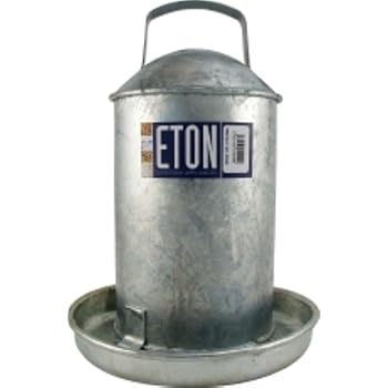 Eton Galvanised Traditional Poultry Drinker 3 Gallon Amazon Co