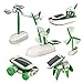 Produktbild TOOGOO 6 In 1 Solar DIY Paedagogisches Kit Spielzeug Boot Ventilator Auto Roboter Windmuehle Welpen Smart