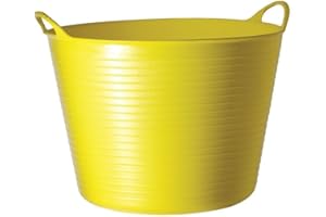HQ TEC Medium Gorilla Tub - 26L Yellow, Container Material Plastic, Storage Volume 26l, Capacity 26l, Colour Yellow, Material Plastic, No. of Compartments 1, Weight 0.7kg, Liquid Storage