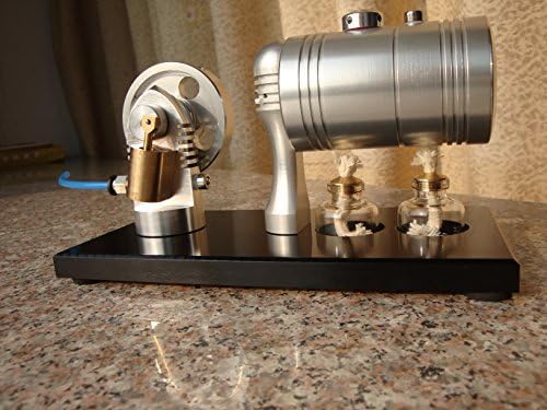 Lieyang Live BRASS Cylinder Steam Engine DIY Stirling Science Educational toy Kit K005