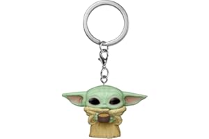 Funko Pop! Brelok: Star Wars: The Mandalorian - Malina - Grogu (Baby Yoda) z Kubkiem - Kolekcjonerska Mini Figurka - Pomysł na Prezent