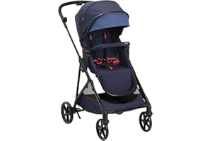 Chicco Cochecito Seety, Cochecito Ligero y Compacto, Desde 0 Meses hasta 4 Años, Capacidad Máxima 22 kg, Cochecito Plegable, Respaldo Reclinable, Cierre Automático en 1 Gesto, Capota Parasol