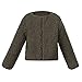 Produktbild Babykleidung Honestyi Kind Baby Mädchen Herbst Winter Faux Cashmere Mantel Jacke Dicke Warme Outwear Kleidung (Khaki,140/XXXL)