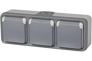 Legrand 191515 Plexo 3x2P+T SUP, Color Gris