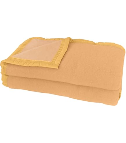 Couverture Chaude En Laine Mérinos – Bleu Marine – 160x200 Cm – Pour Camping Et Intérieur