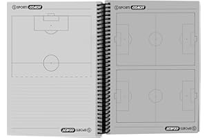 Sporti France Carnet Coach Football à Spirales A5