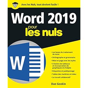 Word 2019 pour les Nuls