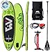 Produktbild AM Aqua Marina Breeze Stand Up Paddle Board 9.0” Grün aufblasbar iSUP im Set, 275 x 76 x 12 cm
