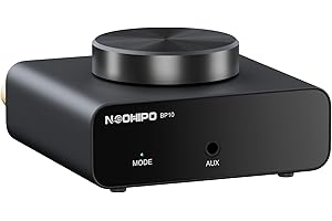 NEOHIPO Bluetooth Mini Amplifier, Stereo (50WX2)/Mono (100W)/Dual Mode (100WX2) Audio Amplifier, AUX and Bluetooth Inputs up to 20m, Bass Amplifier for Passive Loudspeakers/Bass Shakers