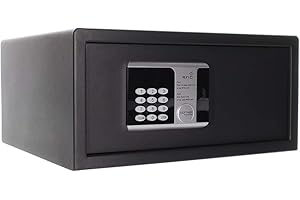 Rottner Elektronik Möbeltresor RFID LAP Elektronikschloss Öffnung mittels RFID-fähigen Karten oder Zahlencode elektronische und mechanische Notöffnung LED-Innenbeleuchtung inkl. Befestigungsmaterial