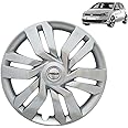 Prigan Wheel Cover for Polo 15 Inch Silver Wheel Cap (Available in 15 Inch) (Set of 4 Pcs) (Press Fitting) Model- IDTEC Silver-15