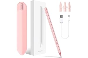 Stift für iPad 9. und iPad 10. Generation, Milikilo iPad-Stift, mit Stifthalter, Handflächenabweisung, Neigungsempfindlichkeit, für iPad 6/7/8/9/10, für iPad Pro11 Zoll und 12,9 Zoll, iPad Air 3/4/5