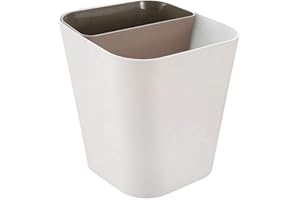 DKLE Corbeille De Bureau, Poubelle Tri Selectif,Bac Ordure Plastique, Facile À Utiliser Élégant Beau Design Résistant Aux Rayures, pour Chambre À Coucher, Salon, Cuisine