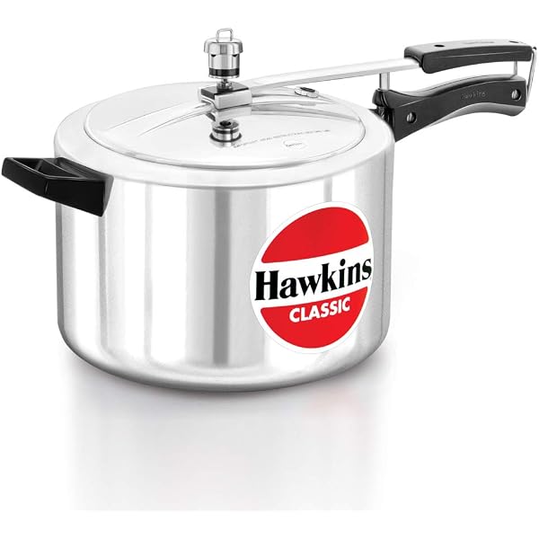 Buy Hawkins Classic Aluminium Inner Lid Pressure Cooker, 6.5 Litre