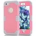 Produktbild iPhone 5S Fall, Telefon SE Fall, asstar 3 in 1 Hard PC + Soft TPU Impact Schutz Heavy Duty stoßfest bchiea Schutzhülle Case für Apple iPhone SE/iPhone 5 5S - -