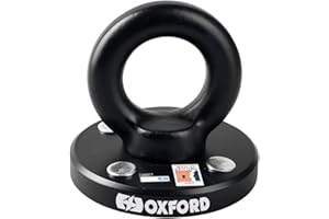 Oxford Rota-Force Ground Anchor (LK400). Sold Secure Gold - Motorcycle , Black