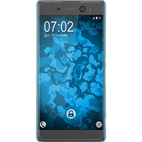 PhoneNatic Funda R gida para Sony Xperia XA Ultra - goma azul claro - Cover Cubierta Case PhoneNatic Funda R gida para Sony Xperia XA Ultra - goma azul claro - Cover Cubierta Case