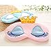Velishy(TM) Padded Shade Rest Relax Crown Shape Sleep Mask Blindfold