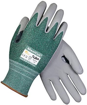 MaxiCut 18-570/XL Seamless Knit Zormax Engineered Yarn Glove with Nitrile Coated Micro-Foam Grip on Palm and Fingers by MaxiCut