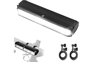 NIUAWASA Luces de Bicicleta, Faro de Bicicleta Recargable 5 LED Impermeable 8000mAh Luz de Bici 2600 Lúmene para Conducción Nocturna/Ciclismo Luz Delantera de Seguridad MTB Ciclismo Todoterreno