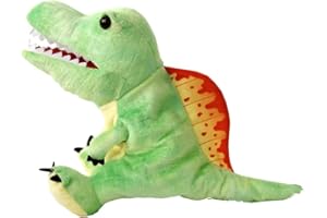 FYBR Hand Puppets Dinosaur Puppets for Kids, Dinosaur Toys for Boys Girls, Plush Dinosaur Stuffed Animal Story Toys Gifts for 3-6 Year Old Boy (Spinosaurus)