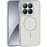 Coverzone Xiaomi 15T Pro İle Uyumlu Kamera Lens Korumalı Kılıf Magsafe Uyumlu Kablosuz Şarj &Ouml;zellikli Tea Silikon Telefon Kıl