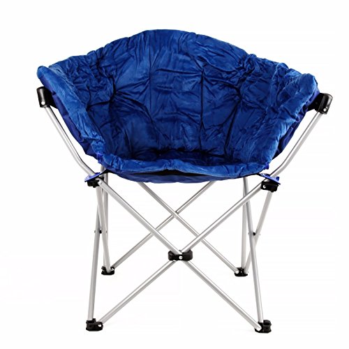 Campingstuhl XXL 110 kg Klappstuhl Anglerstuhl Faltstuhl Regiestuhl gepolstert (Zebra) - 2