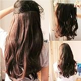 Fashionable One Piece long curl/curly/wavy Human hair extension clip-on