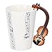 Produktbild Musikalische Kaffeetasse mit Violine als Henkel - In schicker Geschenkbox