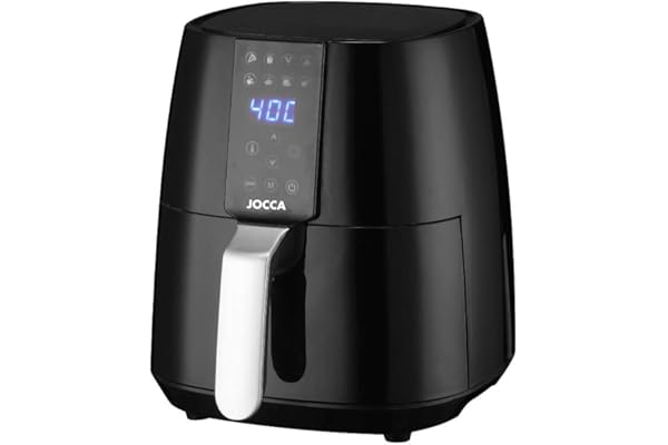 Jocca - Freidora de Aire Caliente 3,8L | Freidora Sin Aceite | Cocina Sana | 1450W de Potencia | Protección sobrecalentamient