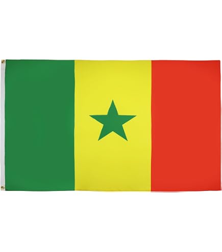 Lot De 100 Drapeaux Maliens à Main - 14x21 Cm Avec Mât 30 Cm - Polyester - Pour événements Et Décorations