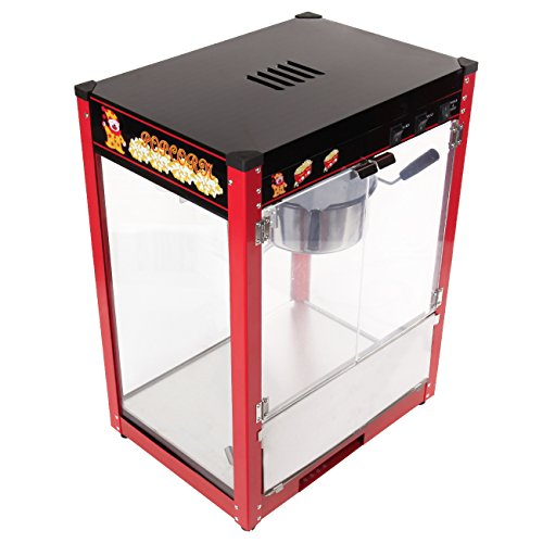 Ridgeyard 1370W Premium 8oz Kommerziell Popcorn Pop Mais Maker Popper Maschine Popcornmaschine Popcornautomat 1/2 (Pan / min) - 2