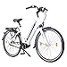 Produktbild NCM Milano MAX 28" Zoll Elektrofahrrad Herren/Damen Unisex Pedelec,E-Bike,Trekking Rad, 36V 250W Li-Ion Akku mit 14Ah 504Wh PANASONIC Zellen, Bafang MAX Display & Mittelmotor in glänzend weiß