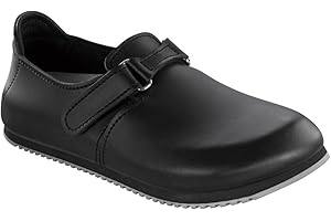 BIRKENSTOCK Clog Linz Superlauf, piel natural, color negro, normal, talla 42 583184-42 (zuecos para mujer, zapatillas, zapatillas, zapatillas, zuecos, zuecos, zapatos de trabajo)