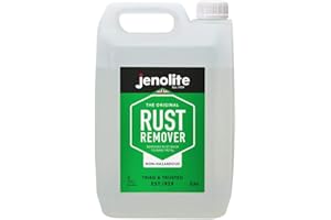 JENOLITE Eliminador de óxido no peligroso | Tanques de combustible| Hierro, Acero, Cromo, Cobre, Latón y Aluminio | Respetuoso con el medio ambiente | 5L