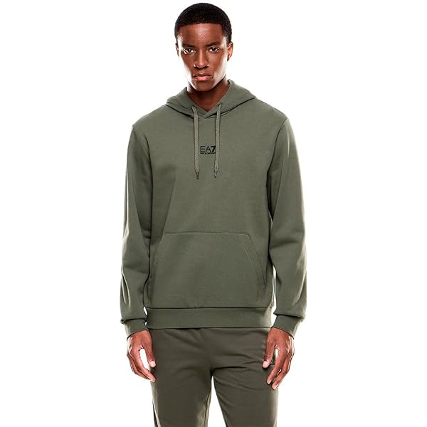 EA7 Emporio Armani Felpa 3LTM13 TJ6PZ 1200 Nero Regular Fit