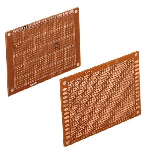 5 Leiterplatte Platinen PCB Board Lochrasterplatine 90x70mm - 2